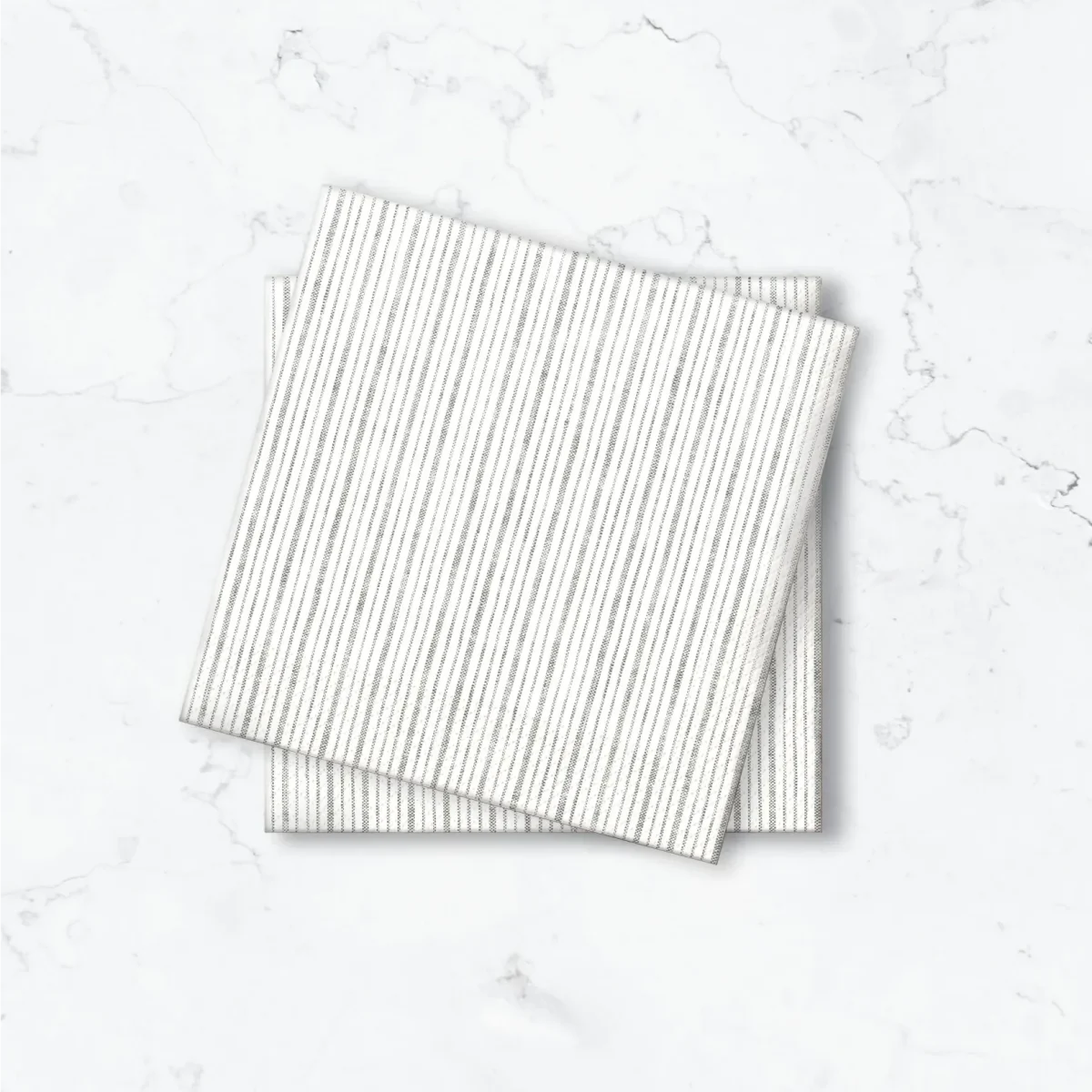 Pappersservett Rand Grå 40x40 50st