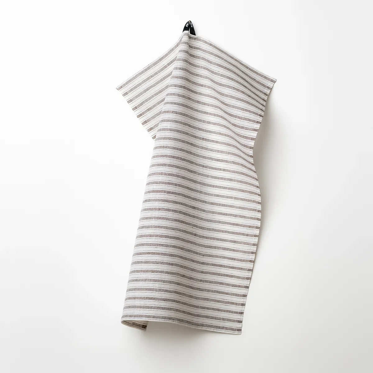 Handduk Buffé brun-vit