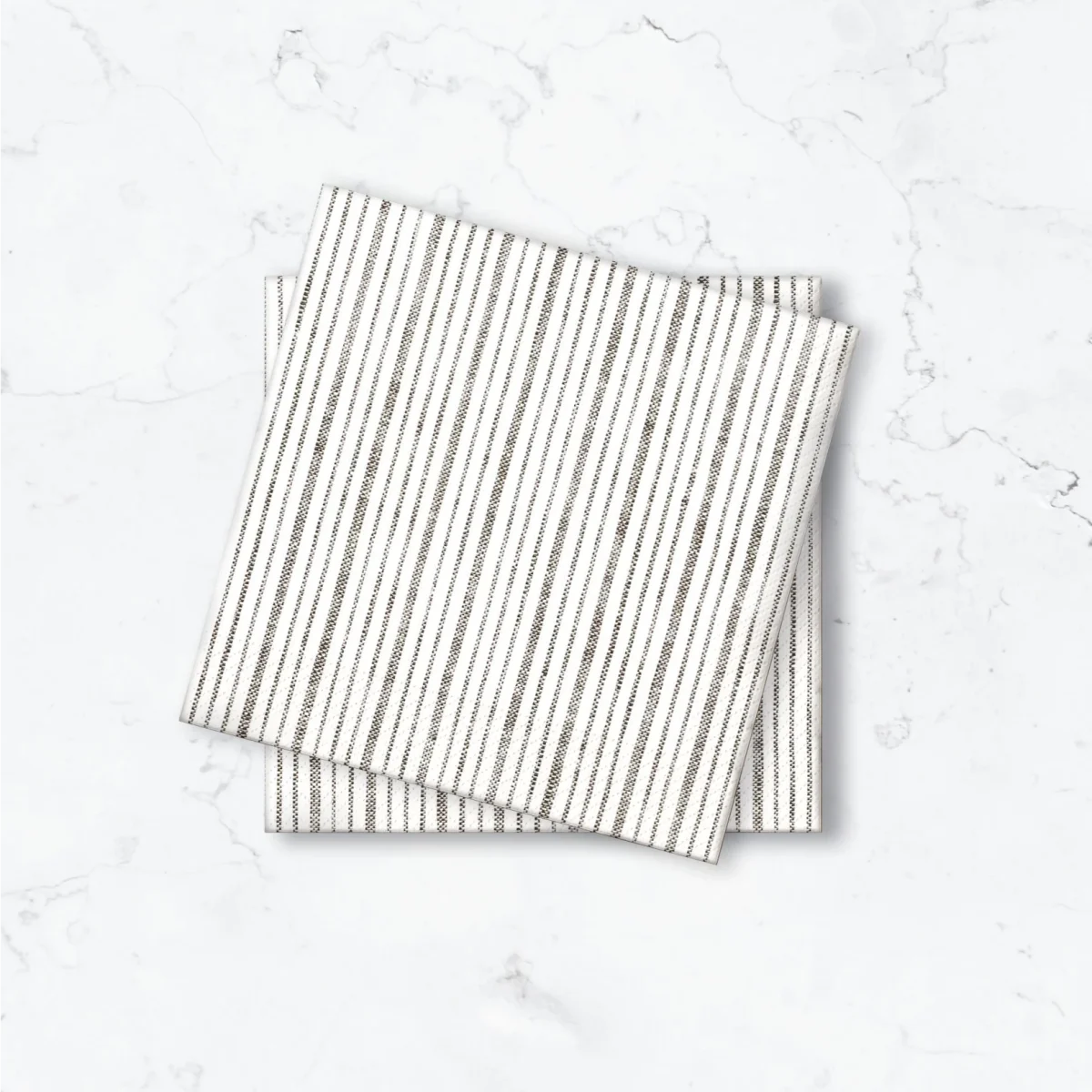 Papperservett Rand Kaffe Brun 25x25cm 50st